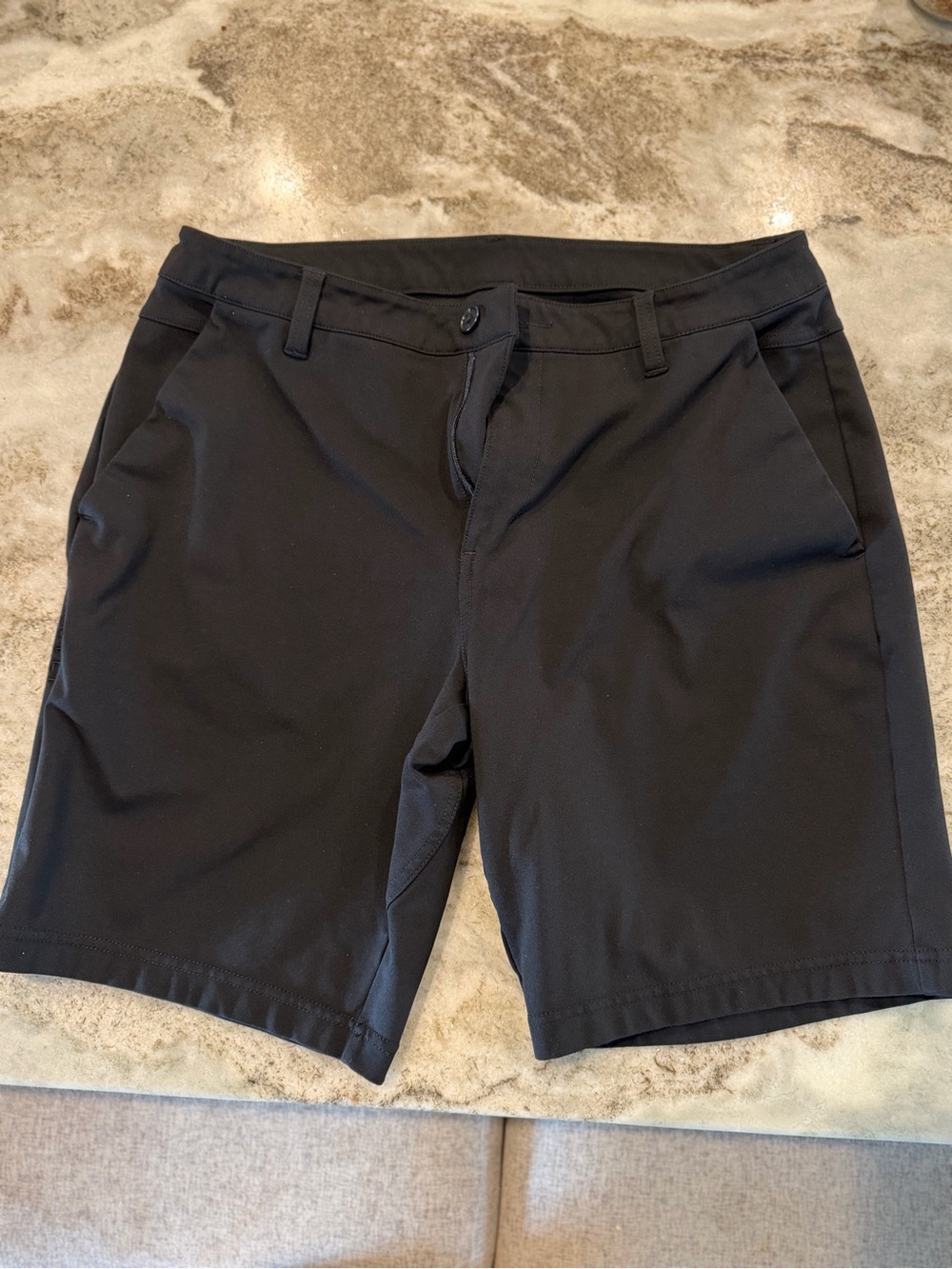 Men's Black Performance Shorts - Lightweight Everyday Comfort